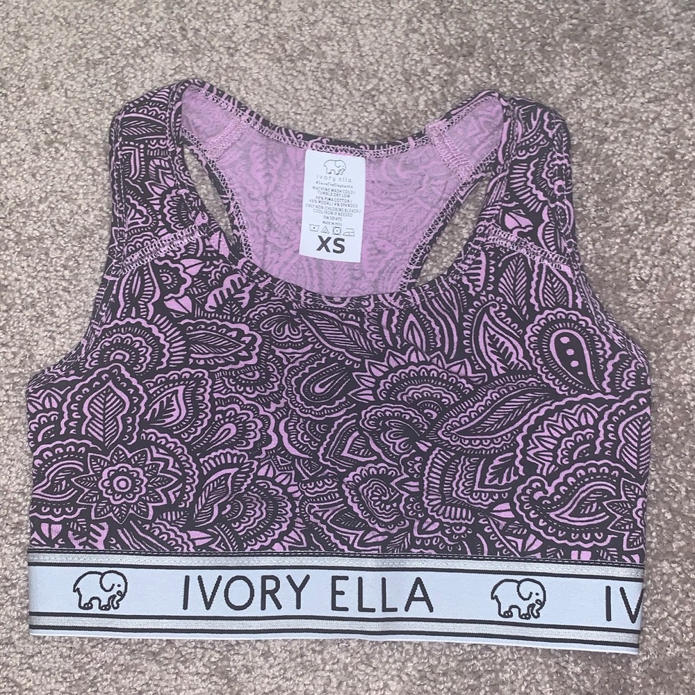 ivory ella sports bra